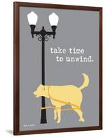 Time To Unwind-Dog is Good-Framed Art Print