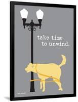 Time To Unwind-Dog is Good-Framed Art Print