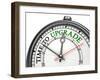 Time To Upgrade Concept Clock-donskarpo-Framed Art Print