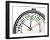 Time To Upgrade Concept Clock-donskarpo-Framed Art Print