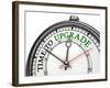 Time To Upgrade Concept Clock-donskarpo-Framed Art Print