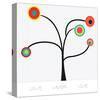 Time Tree, Laugh, Live-null-Stretched Canvas