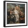 Time Unveiling Truth-Jean Francois de Troy-Framed Giclee Print