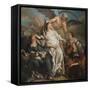 Time Unveiling Truth-Jean Francois de Troy-Framed Stretched Canvas