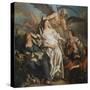 Time Unveiling Truth-Jean Francois de Troy-Stretched Canvas