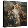 Time Unveiling Truth-Jean Francois de Troy-Stretched Canvas