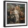 Time Unveiling Truth-Jean Francois de Troy-Framed Giclee Print