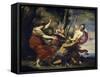 Time Vanquished by Hope, Love and Beauty, 1627-Simon Vouet-Framed Stretched Canvas