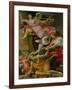 Time Vanquished by Love, Venus and Hope, circa 1645-46-Simon Vouet-Framed Giclee Print