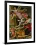 Time Vanquished by Love, Venus and Hope, circa 1645-46-Simon Vouet-Framed Giclee Print