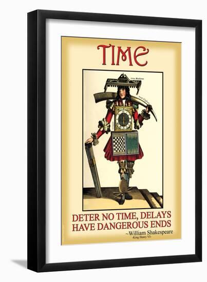 Time-Wilbur Pierce-Framed Art Print