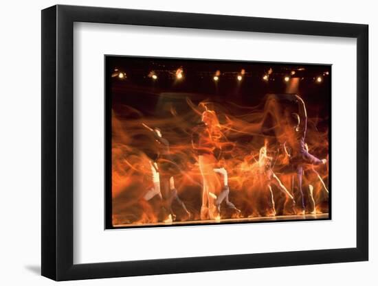 Timed Exposure of Eliot Field Ballet Company Performing-Gjon Mili-Framed Premium Photographic Print