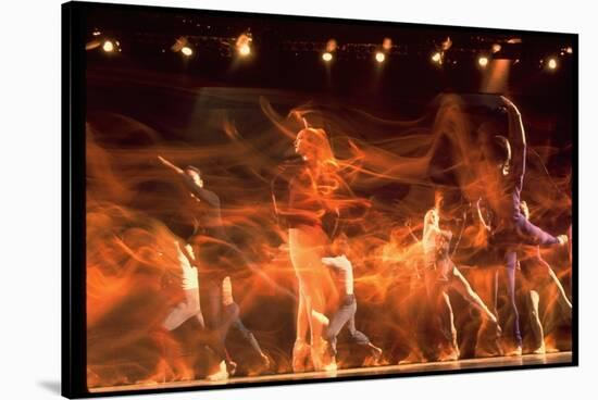 Timed Exposure of Eliot Field Ballet Company Performing-Gjon Mili-Stretched Canvas