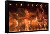 Timed Exposure of Eliot Field Ballet Company Performing-Gjon Mili-Framed Stretched Canvas