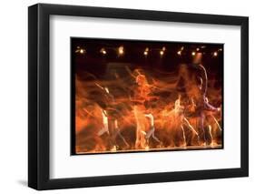 Timed Exposure of Eliot Field Ballet Company Performing-Gjon Mili-Framed Photographic Print