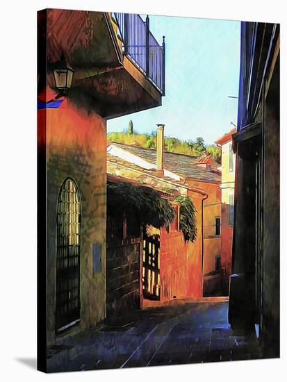 Timeless Passageways Panicale Umbria-Dorothy Berry-Lound-Stretched Canvas