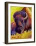 Timeless Spirit Bison-Marion Rose-Framed Giclee Print