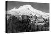 Timerline Lodge and Mt. Hood Photograph - Mt. Hood, OR-Lantern Press-Stretched Canvas