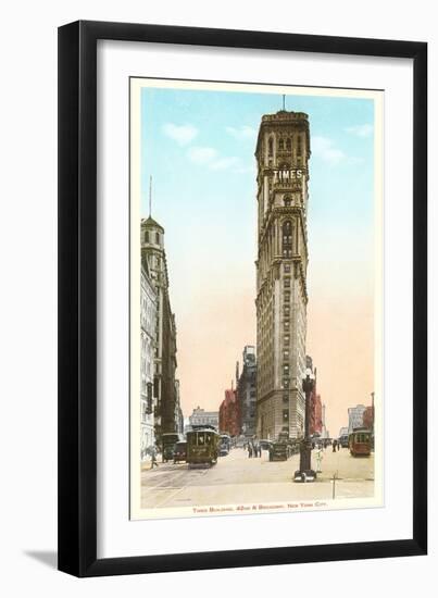 Times Building, New York City-null-Framed Art Print
