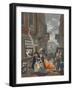 Times of Day, Night, Illustration from 'Hogarth Restored: the Whole Works of the Celebrated…-William Hogarth-Framed Giclee Print