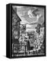 Times of the Day - Evening by William Hogarth-William Hogarth-Framed Stretched Canvas