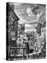 Times of the Day - Evening by William Hogarth-William Hogarth-Stretched Canvas