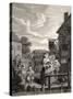 Times of the Day: Evening, from 'The Works of William Hogarth', Published 1833-William Hogarth-Stretched Canvas