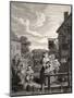Times of the Day: Evening, from 'The Works of William Hogarth', Published 1833-William Hogarth-Mounted Giclee Print