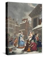 Times of the Day: Morning, Illustration from 'Hogarth Restored: the Whole Works of the Celebrated…-William Hogarth-Stretched Canvas