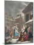 Times of the Day: Morning, Illustration from 'Hogarth Restored: the Whole Works of the Celebrated…-William Hogarth-Mounted Giclee Print