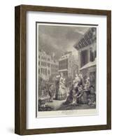 Times of the Day: Morning-William Hogarth-Framed Giclee Print