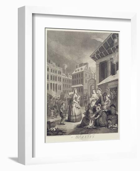 Times of the Day: Morning-William Hogarth-Framed Giclee Print