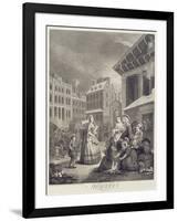 Times of the Day: Morning-William Hogarth-Framed Giclee Print