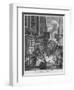 Times of the Day, Night, 1738-William Hogarth-Framed Giclee Print