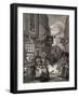 Times of the Day: Night, from 'The Works of William Hogarth', Published 1833-William Hogarth-Framed Giclee Print