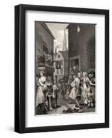 Times of the Day: Noon, from 'The Works of William Hogarth', Published 1833-William Hogarth-Framed Giclee Print