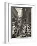 Times of the Day: Noon, from 'The Works of William Hogarth', Published 1833-William Hogarth-Framed Giclee Print