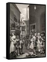 Times of the Day: Noon, from 'The Works of William Hogarth', Published 1833-William Hogarth-Framed Stretched Canvas