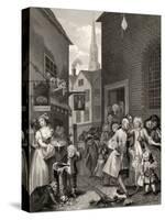 Times of the Day: Noon, from 'The Works of William Hogarth', Published 1833-William Hogarth-Stretched Canvas