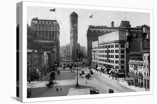 Times Square, 1911-Moses King-Stretched Canvas