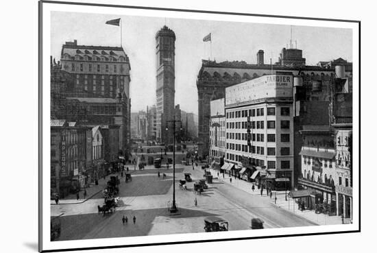 Times Square, 1911-Moses King-Mounted Premium Giclee Print