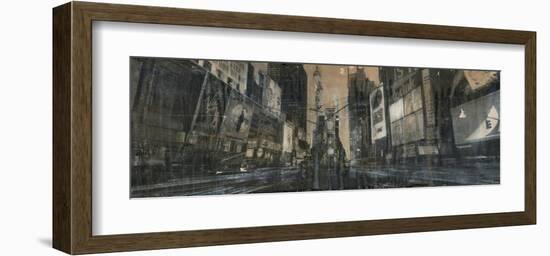 Times Square 1-Dario Moschetta-Framed Art Print