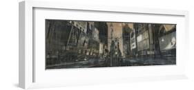 Times Square 1-Dario Moschetta-Framed Art Print