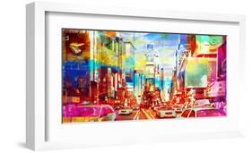 Times Square 2.0-Eric Chestier-Framed Giclee Print