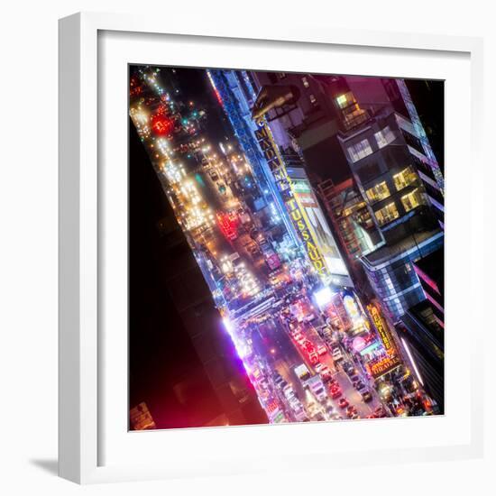 Times Square 42nd Street by Night-Philippe Hugonnard-Framed Photographic Print