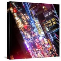 Times Square 42nd Street by Night-Philippe Hugonnard-Stretched Canvas