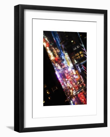 Times Square 42nd Street by Night-Philippe Hugonnard-Framed Art Print