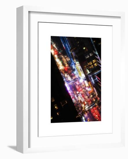 Times Square 42nd Street by Night-Philippe Hugonnard-Framed Art Print