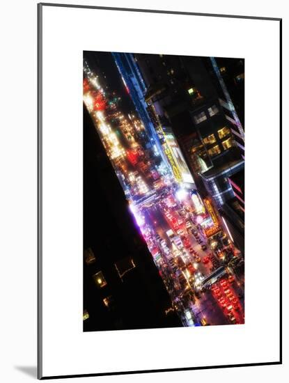 Times Square 42nd Street by Night-Philippe Hugonnard-Mounted Art Print