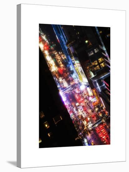 Times Square 42nd Street by Night-Philippe Hugonnard-Stretched Canvas